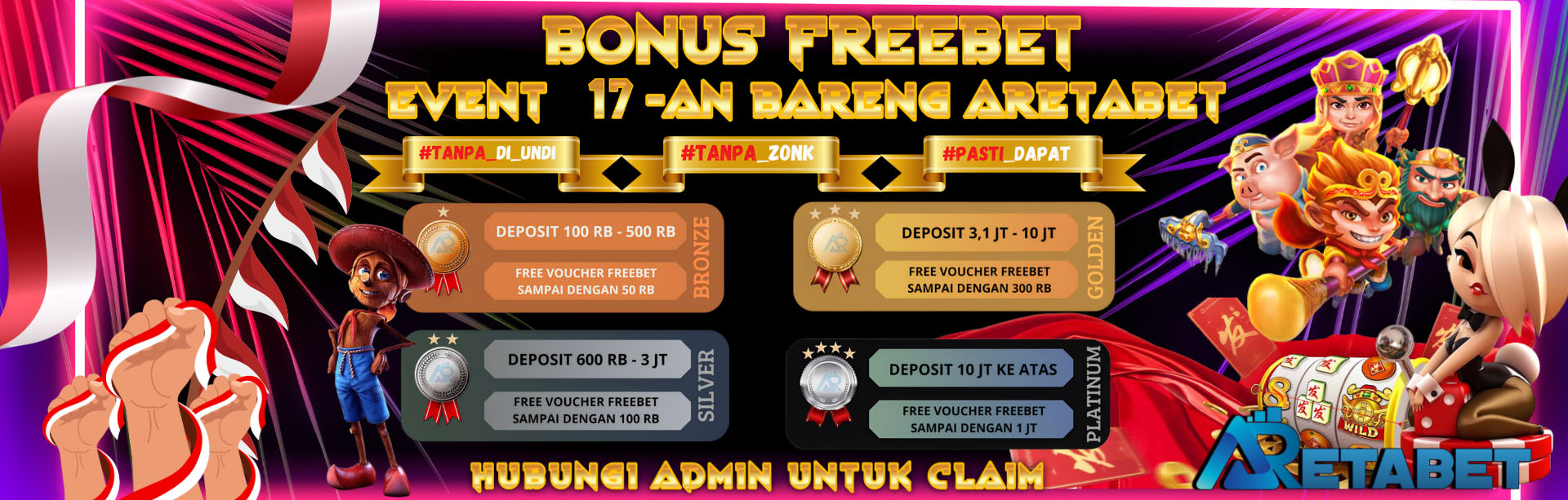 BONUS FREEBET EVENT 17-AN