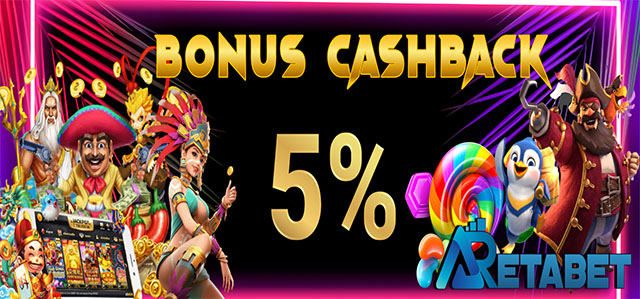 BONUS CASHBACK 5%