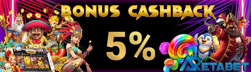 BONUS CASHBACK MINGGUAN 5%